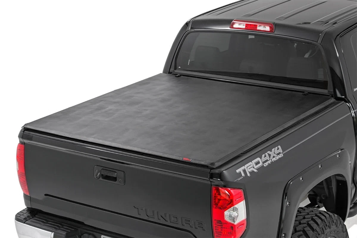 Soft Tri-Fold Bed Cover - 6'7_ Bed - Toyota Tundra 2WD_4WD (2007-2025)